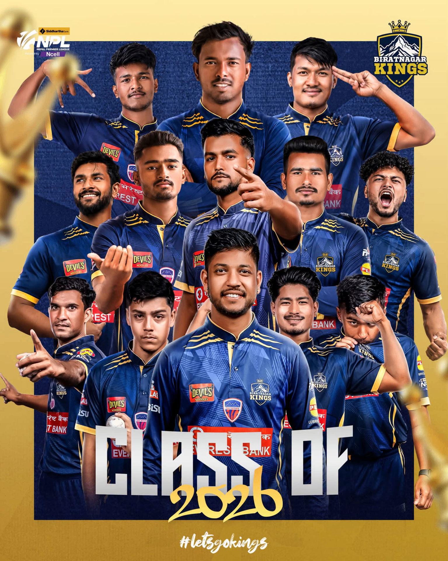 Biratnagar Kings squad — Class of 2026